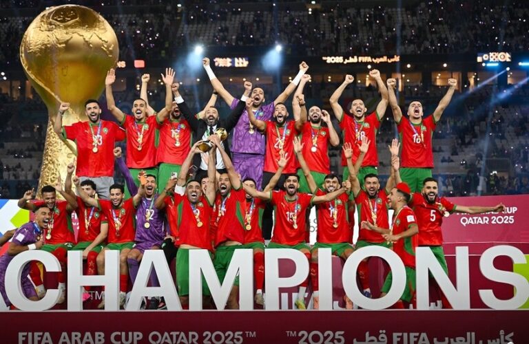 المغرب يفوز بكأس العرب 2025